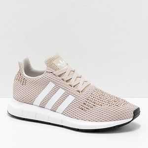 ADIDAS SWIFT KNIT NEUTRAL SNEAKERS SIZE 8